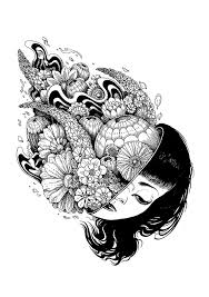 The Union Of Pencil Pen To Create Surreal Illustrations Creative Gaga Illustration Surrealism Mandala Drawing