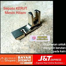 Kerut dan jahit lurus biasa, tinggal setel baut dibelakang sepatunya. Beli Sepatu Kerut Mesin Jahit Hitam Jadul Seetracker Indonesia