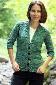Lady Sunnyside Ladies Cardigan Knitting Patterns Knit Outfit Tanis Fiber Arts