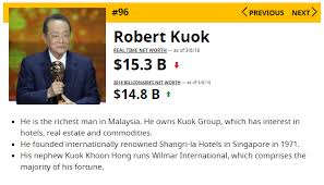 Tan sri robert kuok individu terkaya malaysia dengan nilai kekayaan rm10 bilion usd 25 feb 2016. Tan Sri Robert Kuok Hock Nien Is The Astro Radio News Facebook