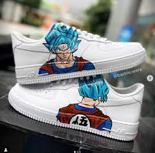 This pair is inspired by dragon ballz. Af1 Nike Dragon Ball Goku The Custom Movement