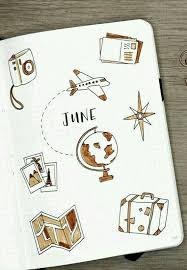 These dreamy bullet journal art ideas will make yours look unreal! June Pinterest Aalaaaatya Bullet Journal Inspiration Bullet Journal Ideas Pages Travel Journal Scrapbook