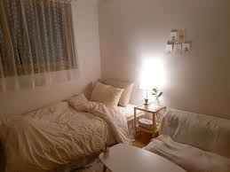 make my room ちいさな部屋作り on instagram 理想的なシンプルルーム ファブリック の色を合わせると統一感が出て d bedroom interior aesthetic bedroom apartment room