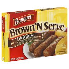 Pour the water over top of the sausages and place the lid on top. Banquet Brown N Serve Fully Cooked Original Sausage Links Shop Sausages Hot Dogs At H E B