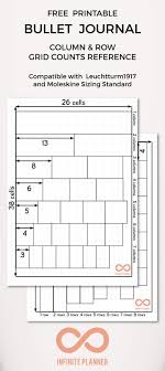 Bullet Journal Grid Count Reference I Often Find Myself Wanting To Divide My Bullet J Organization Bullet Journal Planner Bullet Journal Bullet Journal Grid