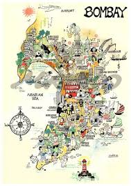 Mumbai Map - A3 Print