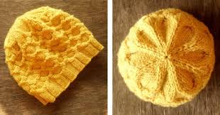 Flight of the bumblebee | knitting stitch patterns. Bumblebee Knitted Honeycomb Hat Free Knitting Pattern