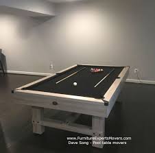 Furniture Experts Movers Call 240 764 6143 To Get Professional Brunswick Billiards Pool Table Lev Professional Pool Table Moving Apartment Pool Table Moving
