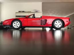 She is testarossa's first friend, they got along well and testarossa deeply cared about her. Pocher 1 8 Ferrari Testarossa Spider Catawiki