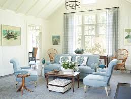 Phoebe Howard Hamptons Living Room Interior Design Blue And White Living Room