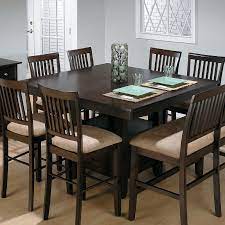 Have To Have It Jofran Bakers Cherry Counter Height Table With 1 Bench And 6 Chairs 1305 01 Dining Room Sets High Dining Table Dining Room Furniture