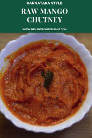 Raw Mango Chutney Mavinakayi Chutney Recipe Mango Chutney Recipe Chutney Recipes Indian Food Recipes Vegetarian