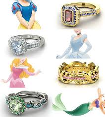 Rings Inspired By The Disney Princesses Part I Snow White Cinderella Aurora And Ariel Disney Jewelry Disney Rings Jewelry