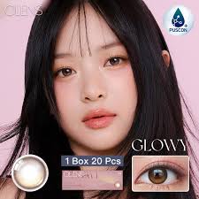 OLENS Eyelighter Glowy One Day Brown Contact Lenses 20 Pack