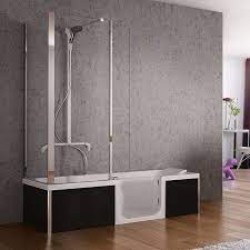 Es handelt sich um eine praktische kombination aus badewanne und dusche, die hohe sicherheit bietet und damit auch für senioren und pflegebedürftige perfekt geeignet ist. Begehbare Badewanne Duschbadewanne 160 170 Und 180 Cm Ihr Bad Info