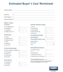 8 Estimated Buyers Cost Worksheet Jpg 786 894 Closing Costs Teacher Worksheets Worksheets