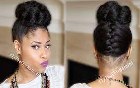 50 Updo Hairstyles For Black Women Ranging From Elegant To Eccentric Braided Hairstyles Updo Natural Hair Styles Womens Hairstyles