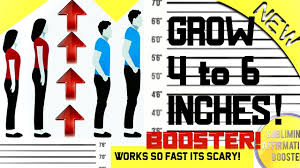 You get a good and reliable range of safe exercises that have been proven to increase a person's height exponentially. Grow 4 To 6 Inches The Fastest Way Super Height Booster Works So Fas Subliminal Affirmations Booster