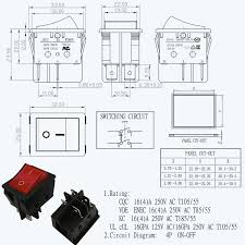 12v volt red led illuminated mini round rocker switch on/off car van dashboard. Kcd2 On Off 1e4 T125 Wiring 15 Amp 12v Illuminated Rocker Switch View 15 Amp Rocker Switch Dewo Product Details From Dongguan Dewo Electronics Technology Co Ltd On Alibaba Com