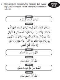 I) lafaz niat solat tarawih sendirian di rumah Ythxccbq31ujim