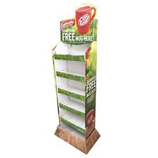 Custom Cardboard Coffee Display Stand For Retail Supermarket Coffee Display Cardboard Display Stand Cardboard Display