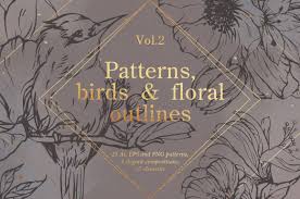 Maybe you would like to learn more about one of these? Bird Outlines Floral Patterns Design Cuts