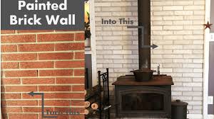 Let's talk about painted brick! Diy How To Paint A Brick Fireplace Dengarden