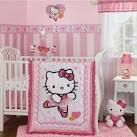 Dcoration chambre enfant Hello Kitty : housse de couette Hello