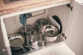 But if you prefer to keep things neatly hidden in cabinets, then this is a project for you. Organizing Pots And Pans Elite Kitchen Blog