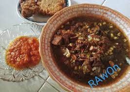 Selain rawon, nasi campurnya juga enak ! Resep Nasi Rawon Yang Bikin Ngiler Resep Terbaik