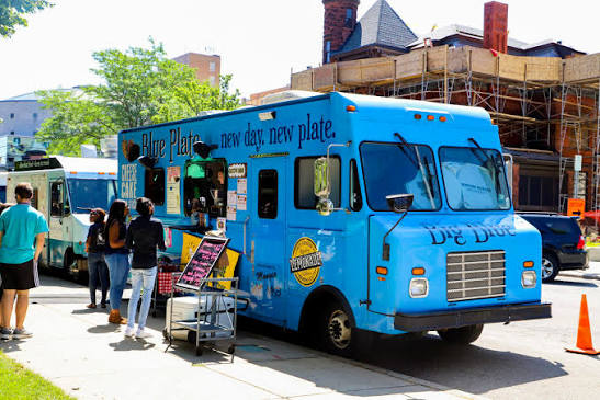 Food Truck — American restaurant food truck in River Rouge, Michigan
