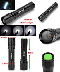 Visit To Buy Sale Skywolfeye 3000lumen 3modes Xpe Q5 Led 18650 Battery Waterproof Flashlight Focus Lamp Non Thermal Radiation Led Flashlight Flashlight Led