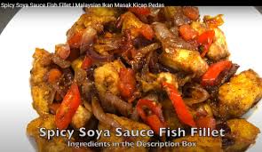 For video recipe in english, please watch it here: Spicy Soya Sauce Fish Fillet Malaysian Ikan Masak Kicap Pedas