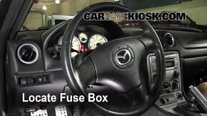 Swing by any mazda dealership and tell them what you'd like to have: Interior Fuse Box Location 1990 1997 Mazda Miata 1993 Mazda Miata 1 6l 4 Cyl