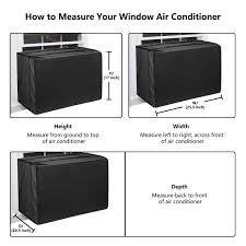 Then follow these two simple steps as for central air conditioning, some houses that were not originally built with this system may not be able to handle that type of upgrade due to the structure. Air Conditioners Accessories Window Air Conditioner Cover Heavy Duty Winter Outdoor Window Ac Unit Bottom Covered With Adjustable Straps To Prevent Cold Drafts From Entering The House Through The Window Ac