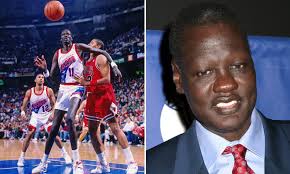 Although most dinka are tall, manute's special blessing extended to his height. Manute Bol Lied About His Age And May Have Played At 50 Daily Mail Online