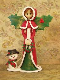 porcelana fria polymer clay pasta francesa masa flexible fimo gum paste figurine modelado topper x polymer clay christmas christmas clay polymer clay ornaments