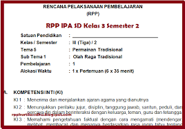 Rencana pelaksanaan pembelajaran( rpp )mata pelajaran ipa kelas 3 sd semester i. Rpp Ipa Sd Kelas 3 Semester 2 K13 Revisi 2018 Terbaru Rpp Kurtilas Sd