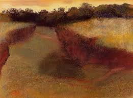 27, 1917) was a french impressionist. Wheatfield And Line Of Trees C 1890 C 1893 Edgar Degas Wikiart Org