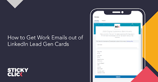 How to sync hotmail's calendar with a blackberry . How To Get Work Emails Out Of Linkedin Lead Gen Cards Sticky Click