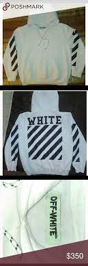 Off White C O Virgil Abloh Classic Stripe Hoodie Striped Hoodie Classic Stripe Hoodies