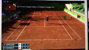 Regardez la vidéo tennis premium: Alessandro Nizegorodcew Marbella Travaglia Batte Coppejans Facebook