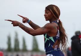 Sha'carri richardson celebrates winning the women's 100 meter final with grandmother betty harp on saturday. U S Sprinter Richardson Banned From Olympic 100m After Cannabis Test Reuters