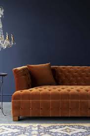 Cheap living room sofas, buy quality furniture directly from china suppliers:u best home furniture modern design luxury sectional fabric tufted velvet chesterfield couch living room sheila sofa. Burnt Orange Velvet Chesterfield 3 Seater Sofa Rockett St George