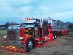 Peterbilt Custom 359 Light Show Big Trucks Big Rig Trucks Peterbilt