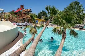 Camping Landes Avec Parc Aquatique Camping La Rive Biscarosse 40