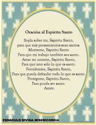 Oracion Al Es Santo Faith Pinterest Eres Santo Oracion Y Espiritu Santo