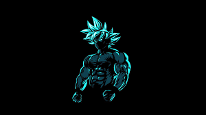 Minimum resolution and proper aspect ratio. Desktop Wallpaper Anime Minimal Dark Beast Goku Hd Image Picture Background 515b46