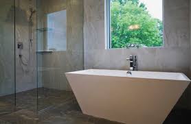 Having wooden vanity in the bathroom with the same one in the ceiling is surely the classic style of mid century modern bathroom. Modern Bathroom With Bath Tub Toilet And Glass Shower Screen Isf12524 Perry Mastrovito Westend61