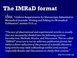 The ascending curve represents the imrad articles. How To Write A Paper With Examples Ppt Download